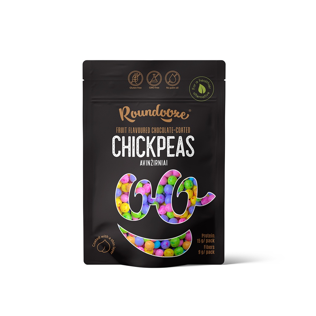 Vaisių skonio avinžirniai 150g.