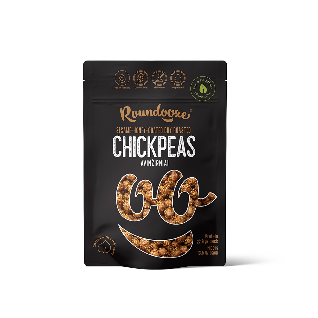 Sezamo ir medaus skonio avinžirniai 150g.