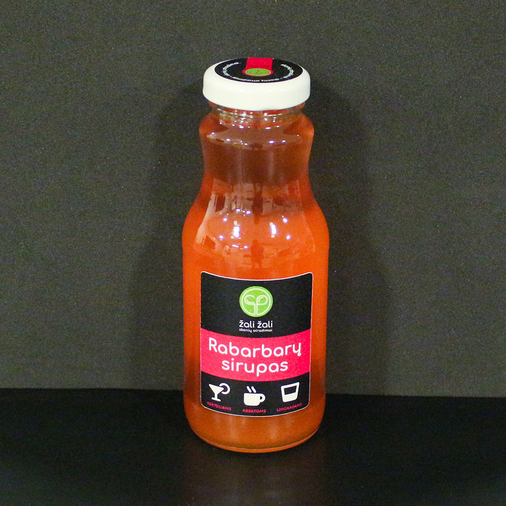 Rabarbarų sirupas "Žali Žali", 250ml