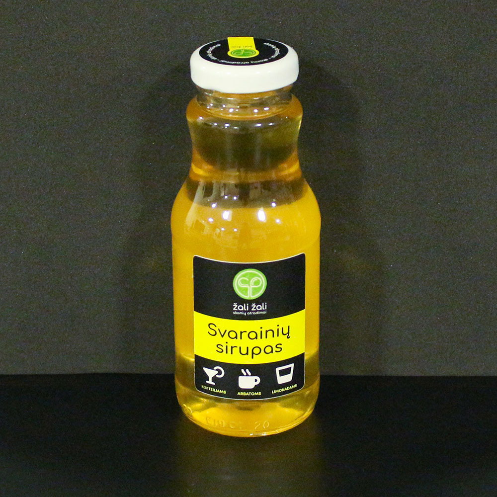 Svarainių sirupas "Žali Žali", 250ml