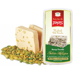 Sezaminė chalva su pistacijom, 350g.