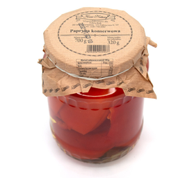 Marinuota paprika 620g.