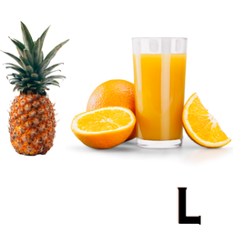 Apelsinų ir ananasų sultys L.